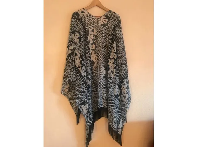 Maje poncho Azul 