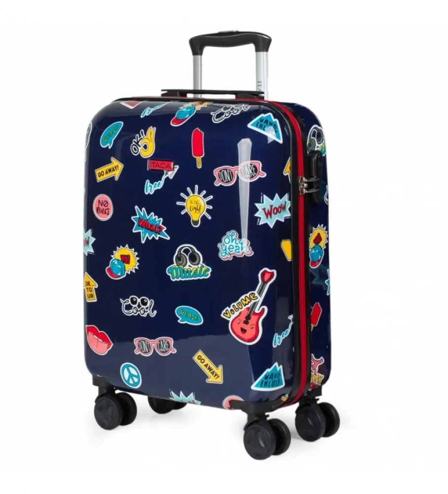 MALETA INFANTIL PEQUEñA CABINA MARINO 55X40X20CM