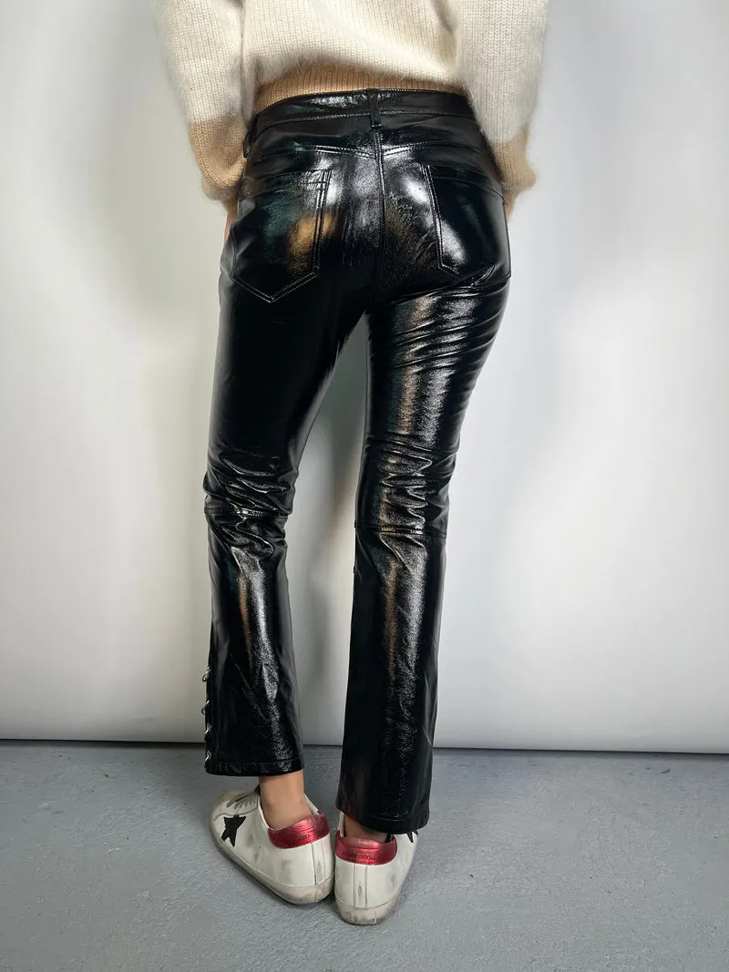 MANGO Pantalón EcoCuero