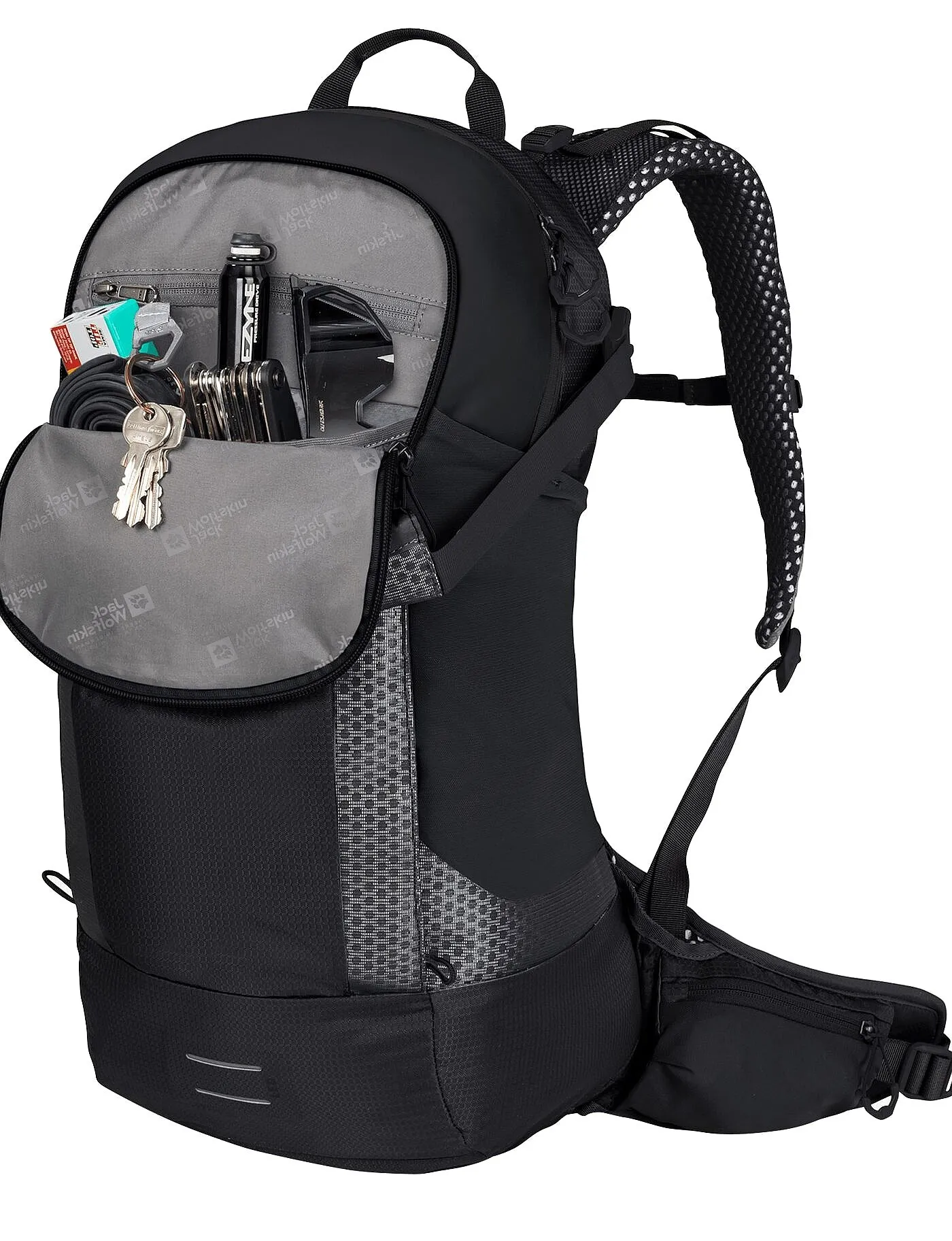 MOCHILA JACK WOLFSKIN PHANTASY 22.5  FLASH BLACK