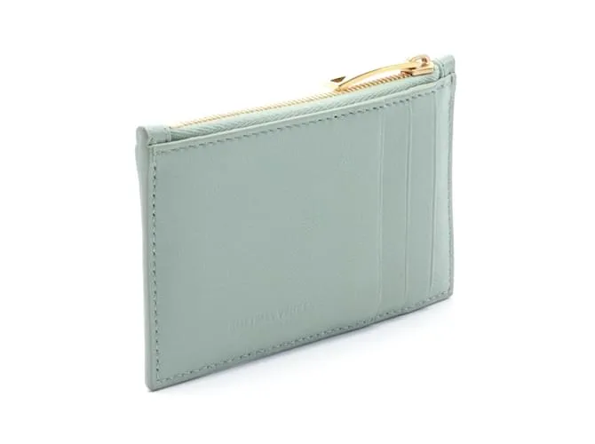 Monedero de cuero verde Bottega Veneta 