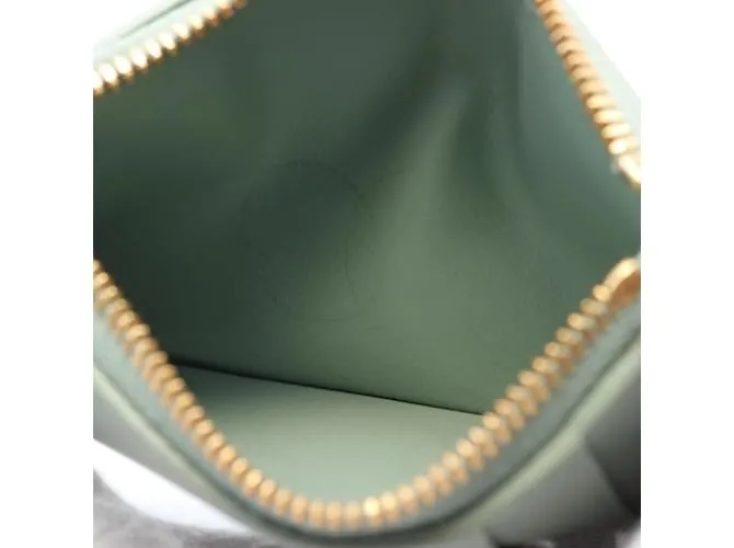 Monedero de cuero verde Bottega Veneta 
