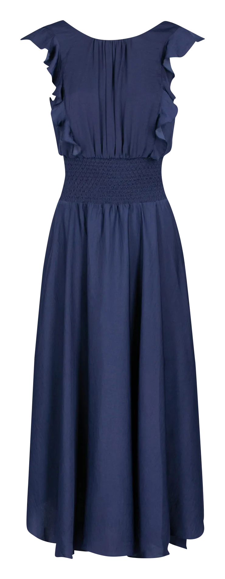 MORGAN RWENDY.N  VESTIDO LARGO EVASé EN GRIS