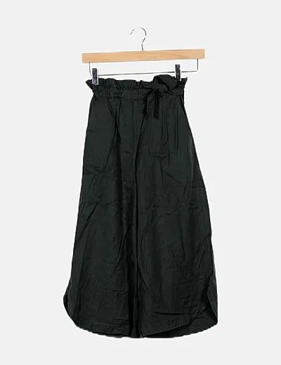 Name it Culotte verde lace up