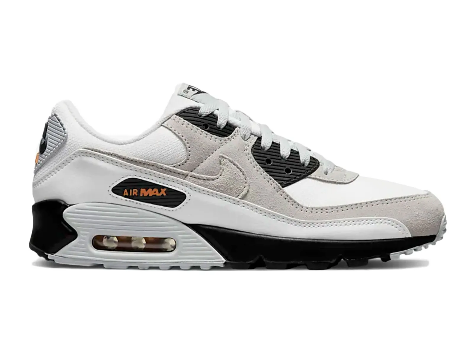 Nike Air Max 90 White Black Hot Curry