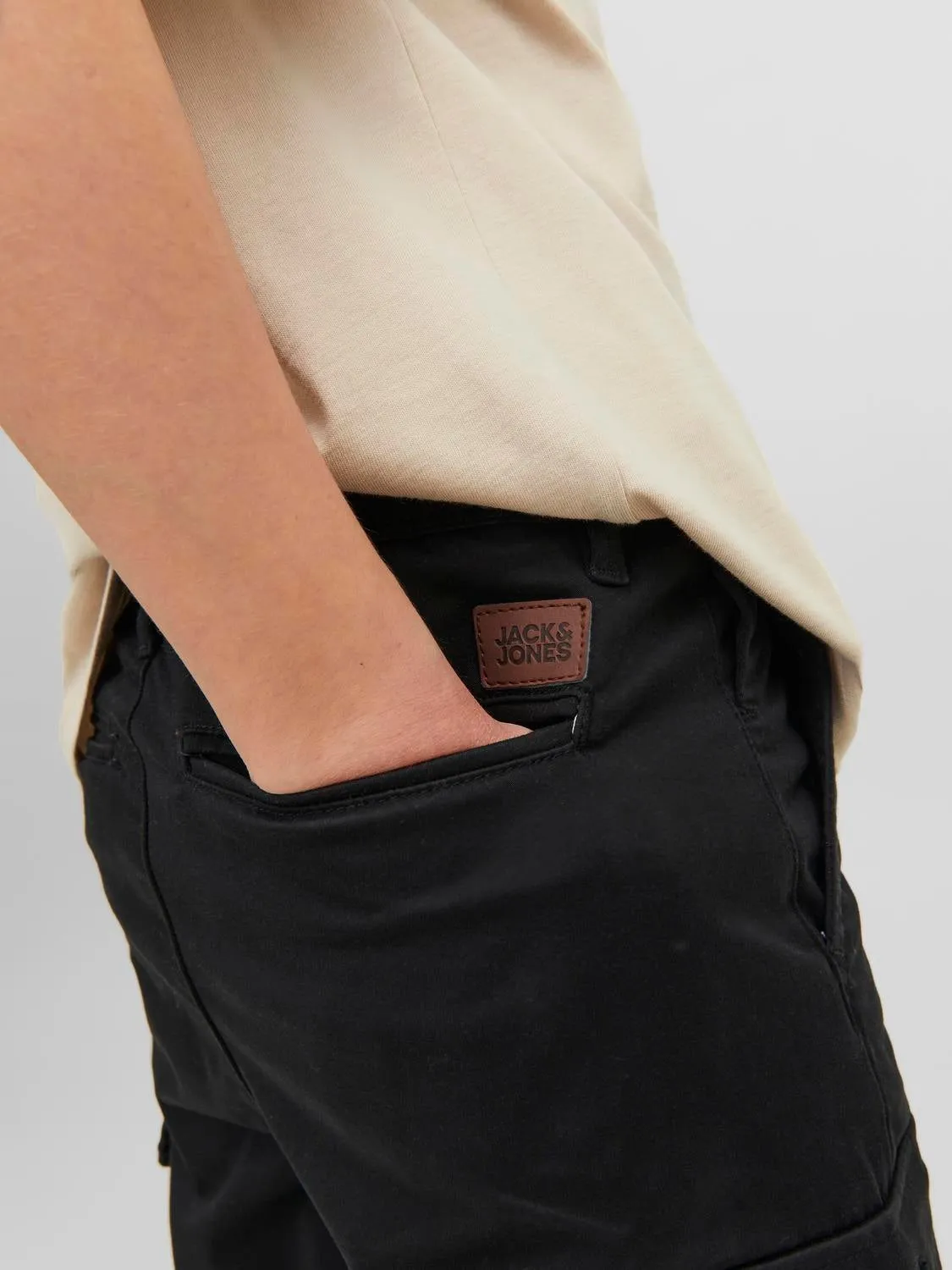 Pantalones cargo Junior | Negro | Jack & Jones®