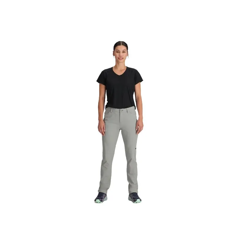 Pantalones de escalada para mujer Outdoor Research FERROSI PANTS REGULAR WM (Light Pewter)