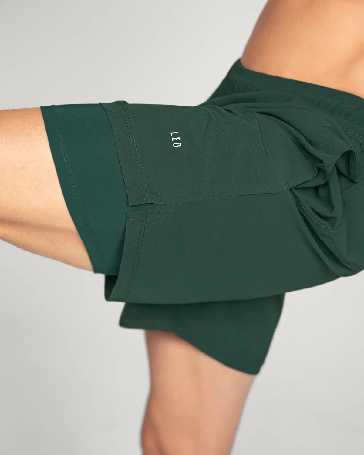 Pantaloneta deportiva con bóxer interno