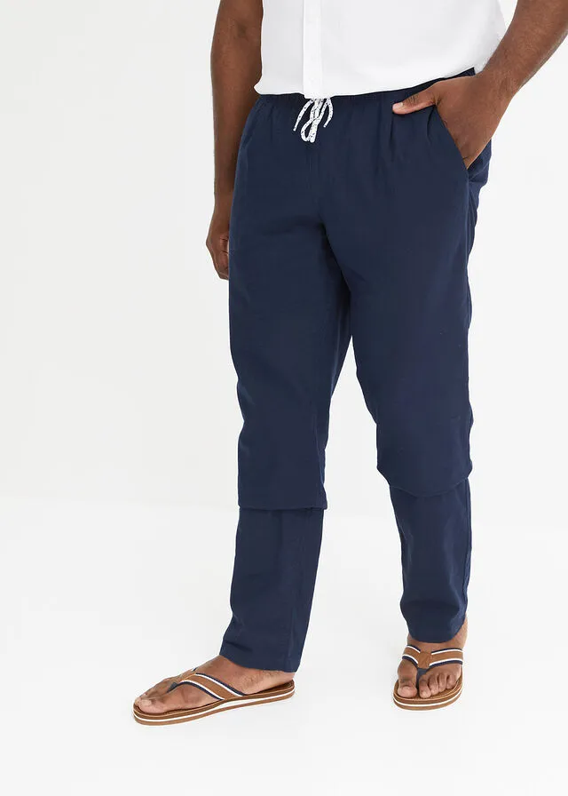 Pantalón con cinturilla elástica Gris ahumado