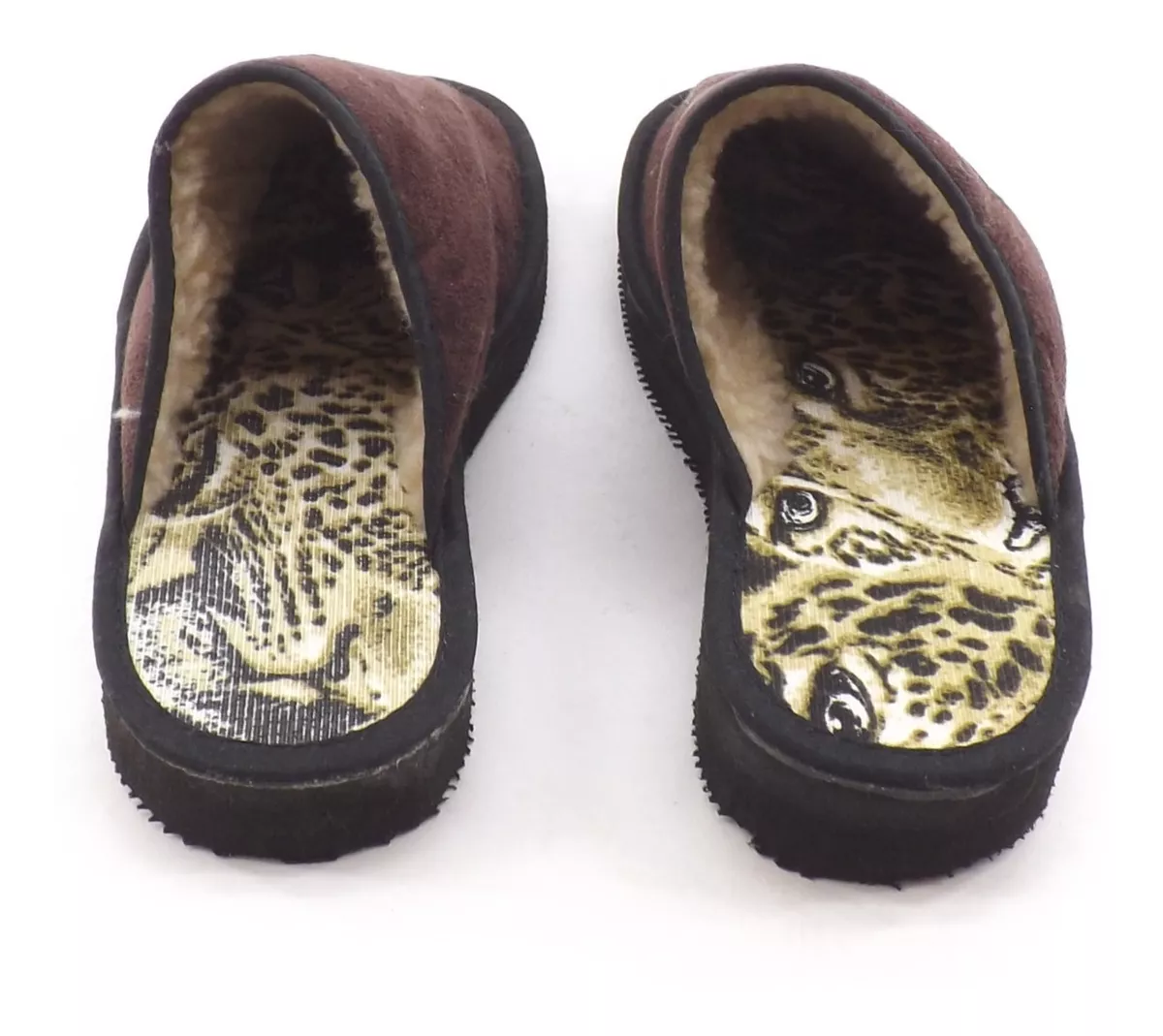 Pantuflas Chinelas Dama Cerradas Piel Corderito Promo 421