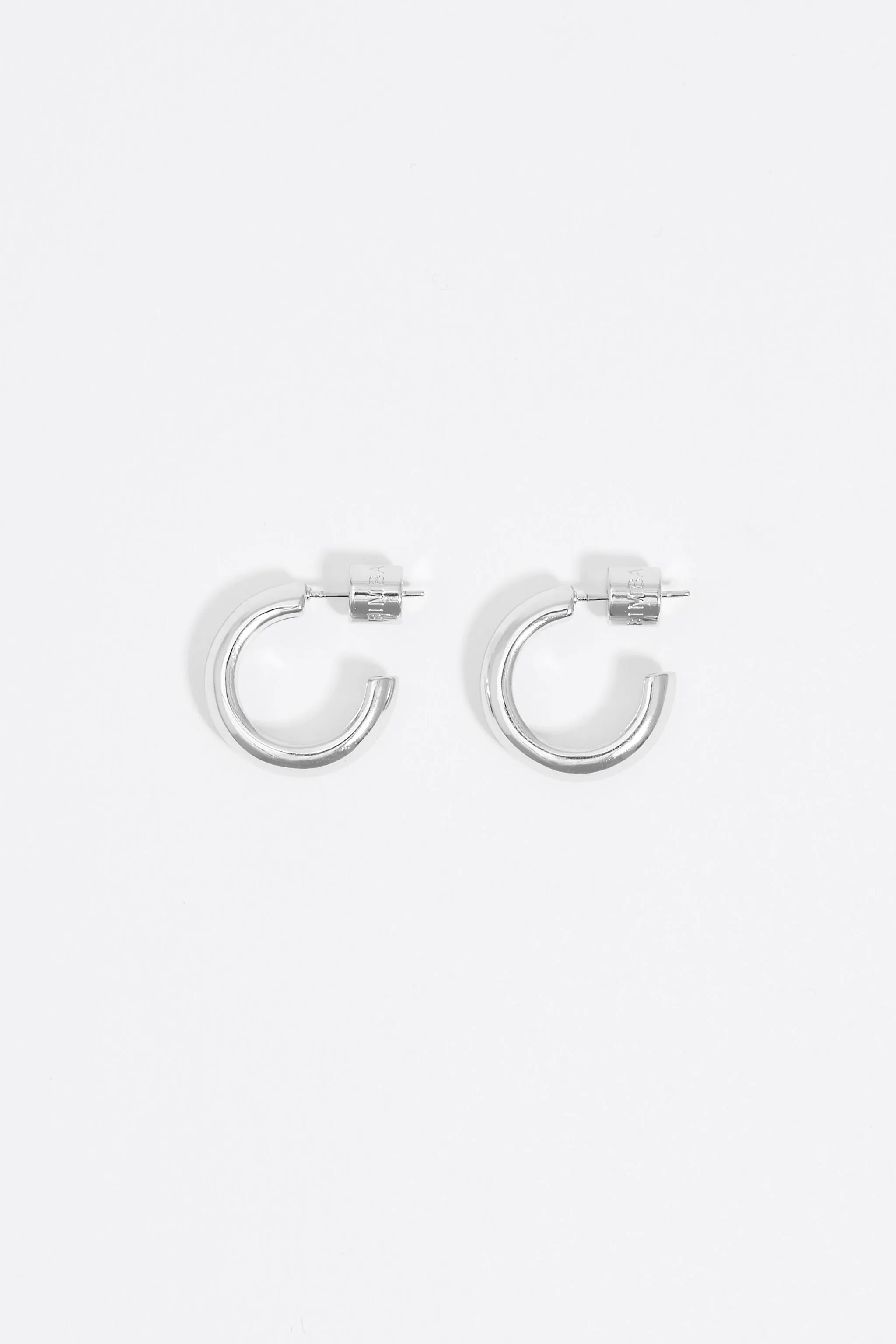 Pendientes aro pequeño plateados