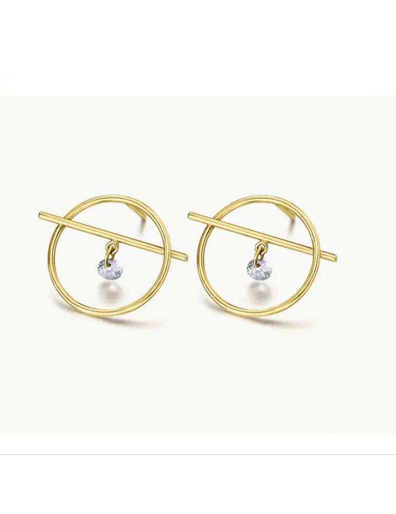 Pendientes Oro 18k Lecarre Aros GB167OA