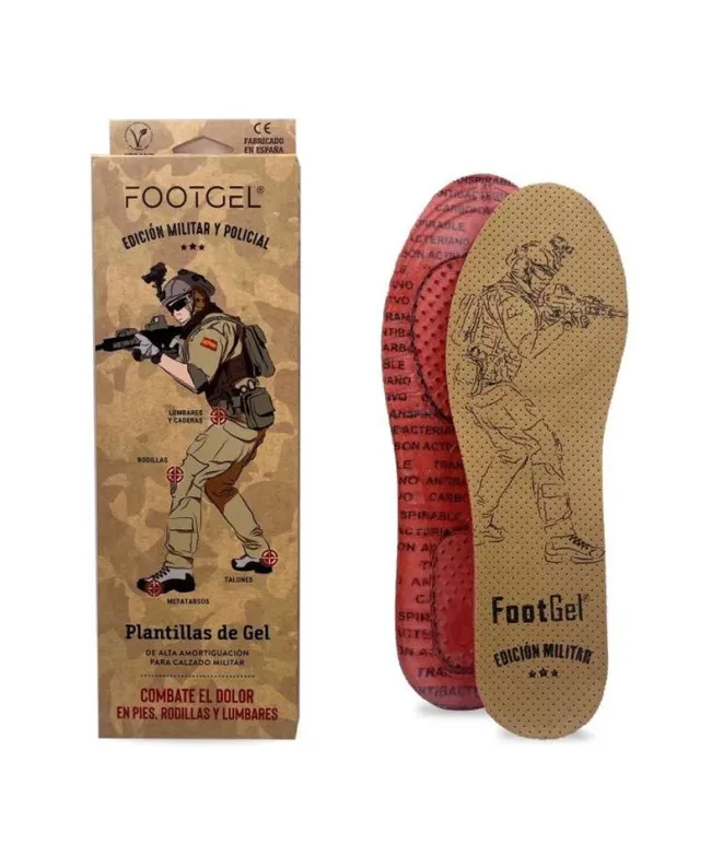 PLANTILLA FOOTGEL MILITAR Y POLICIAL EUCALIPTO 3538