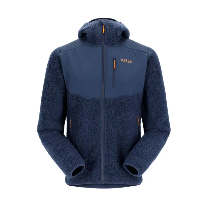 Polar para hombre Rab Outpost Hoody (Deep Ink)
