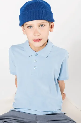 POLO MANGA CORTA NIÑOS  LAVABLE A 60º