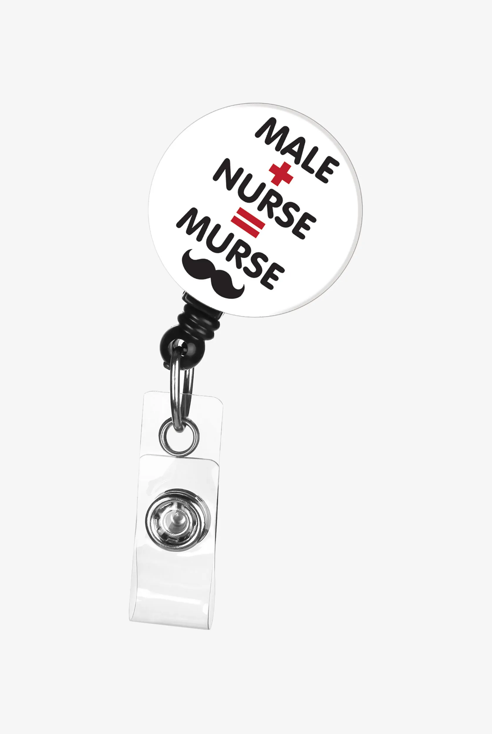 Porta credenciales retráctil ID Avenue Male Nurse