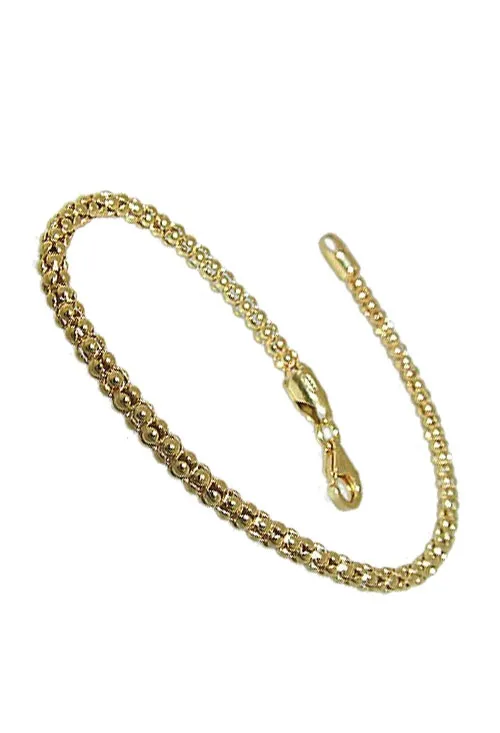 Pulsera mujer plata chapada tipo cordón 200_B3CO