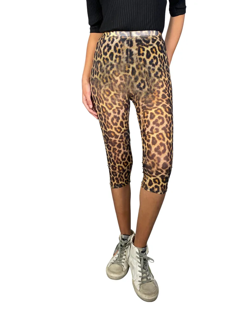 QÜINA Leggins Animal Print Traslucido