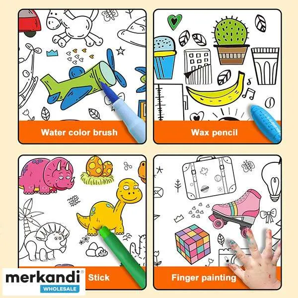 ROLLO DE DIBUJO INFANTIL, 3M  DRAWROLL