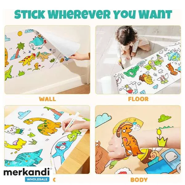 ROLLO DE DIBUJO INFANTIL, 3M  DRAWROLL