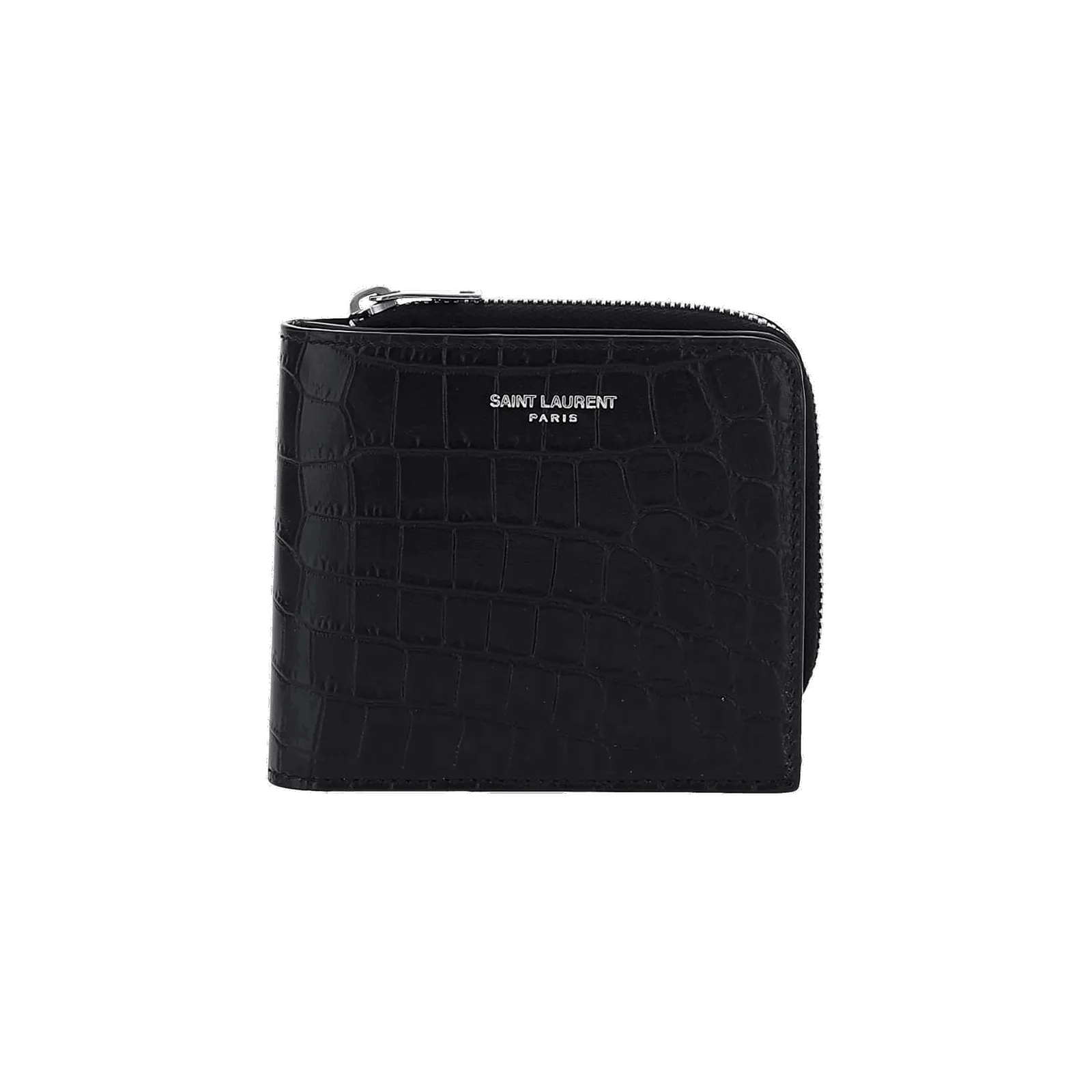 Saint Laurent Embossed Zipped Wallet