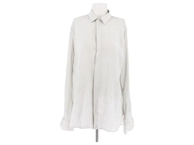 SAINT LAURENT Tops T.FR 40 Algodón Blanco 