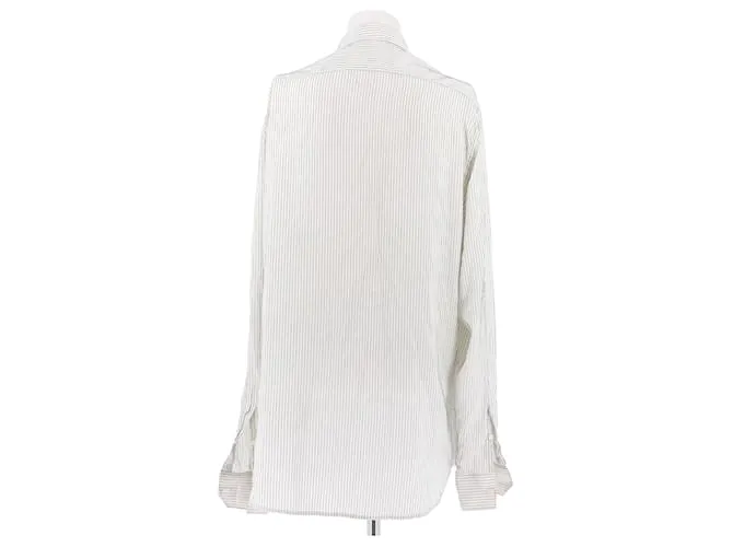 SAINT LAURENT Tops T.FR 40 Algodón Blanco 