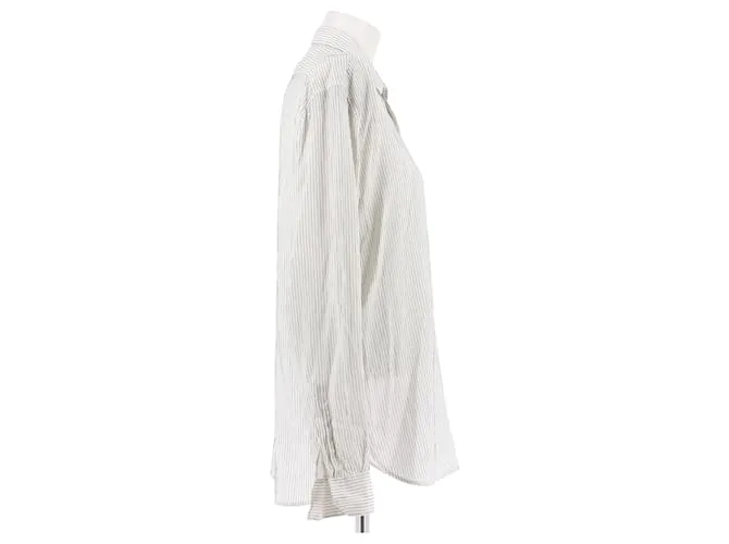 SAINT LAURENT Tops T.FR 40 Algodón Blanco 