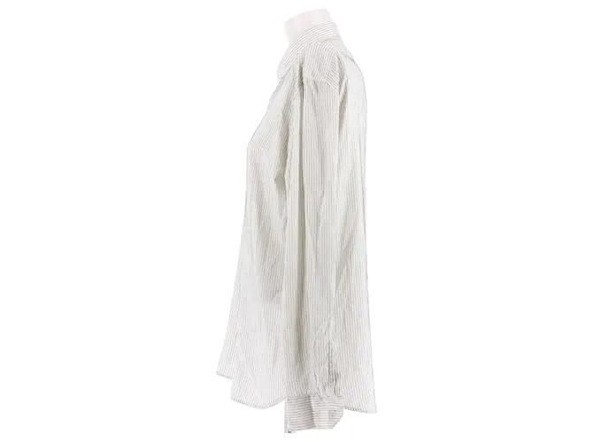 SAINT LAURENT Tops T.FR 40 Algodón Blanco 