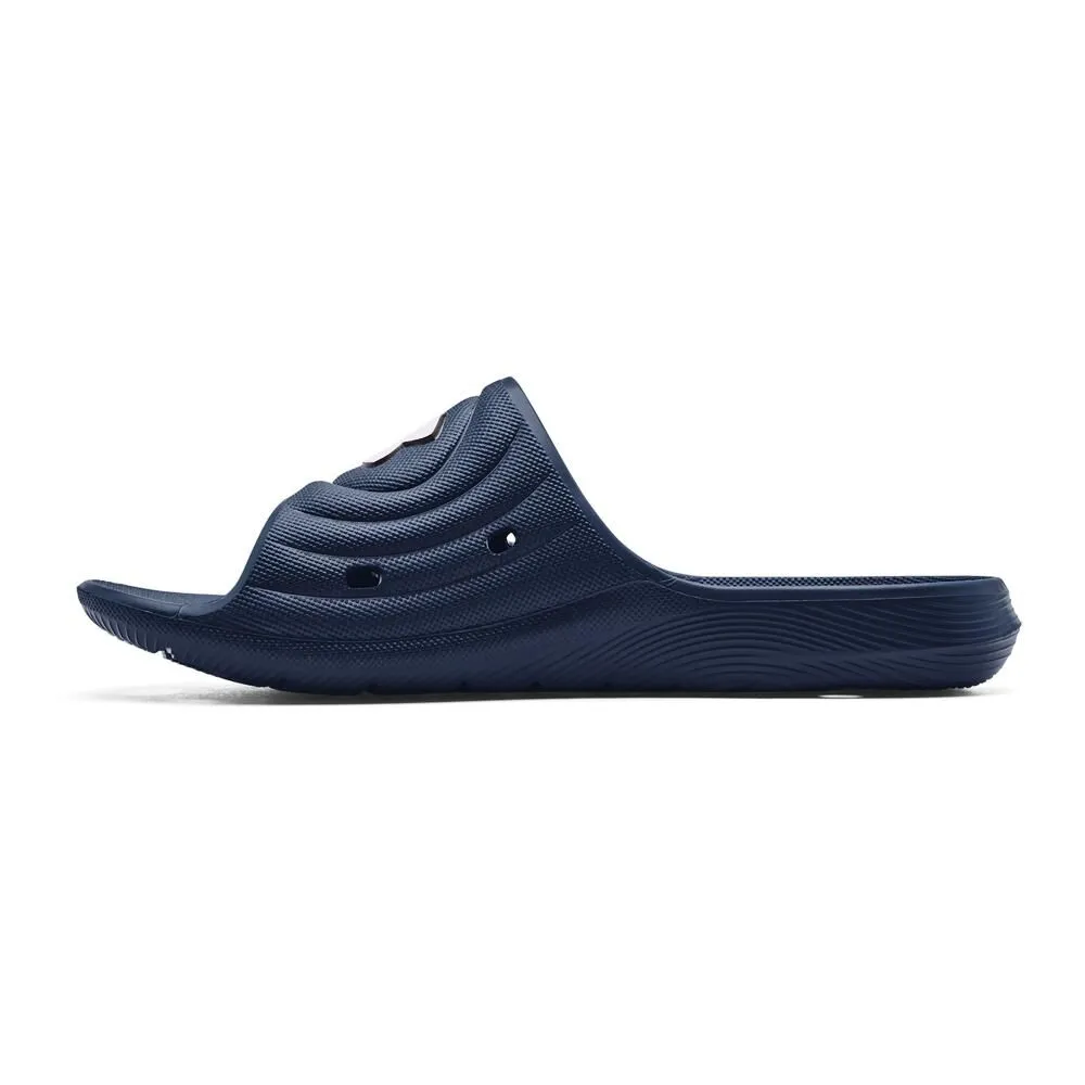 Sandalia Slide Hombre Under Armour Locker Iv Blanco