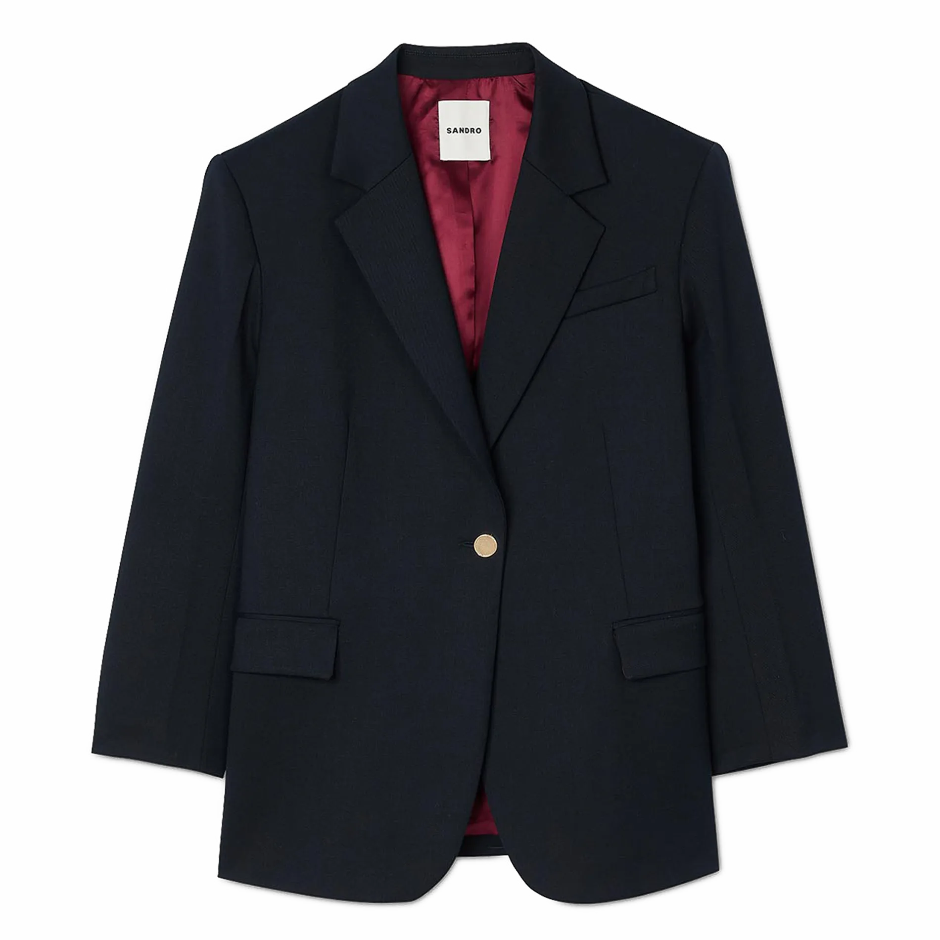 SANDRO Chaqueta sastre oversize en azul