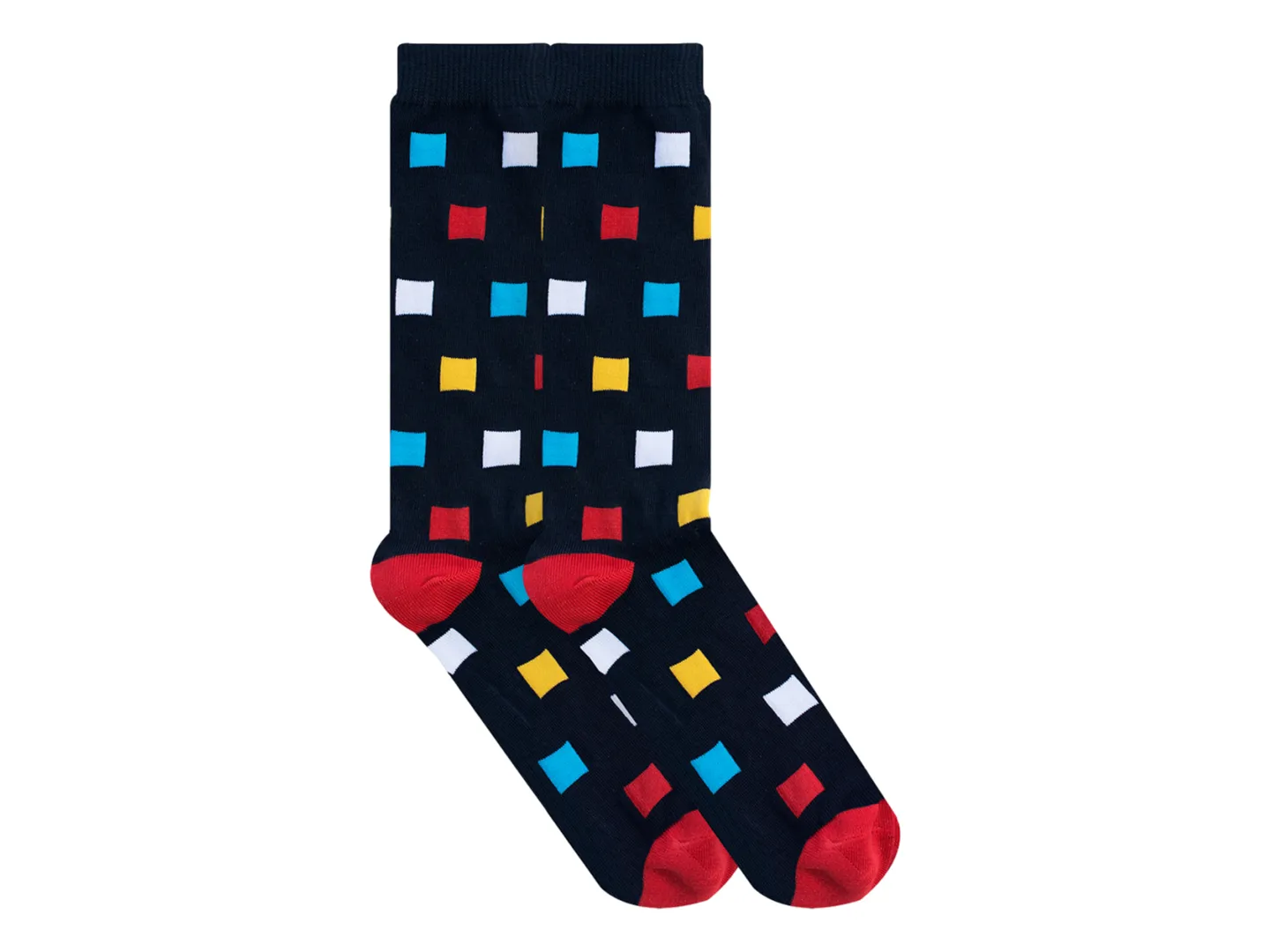 Skunk Socks Sku 004 Multicolor Cuadros 10          (100)