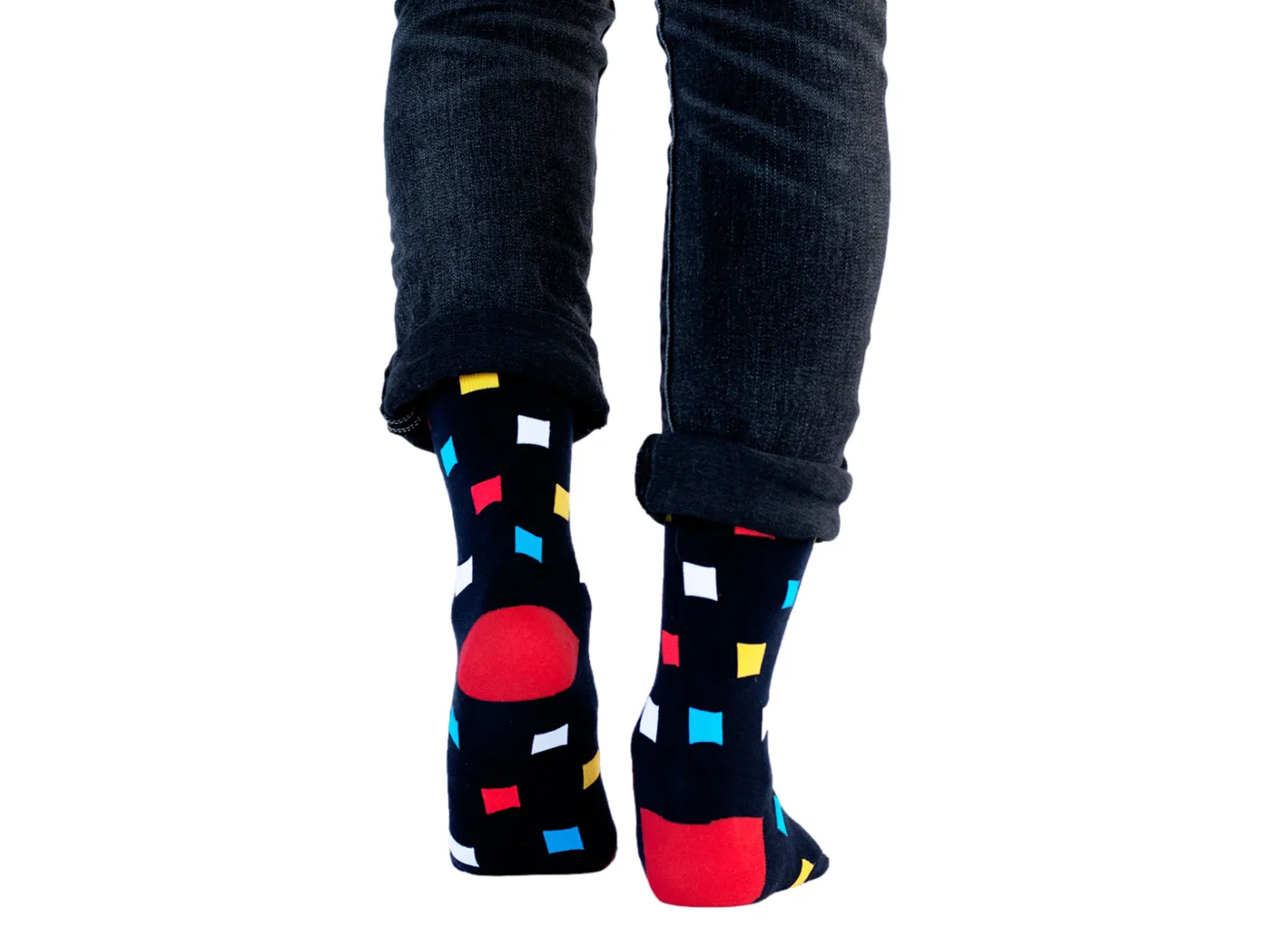 Skunk Socks Sku 004 Multicolor Cuadros 10          (100)
