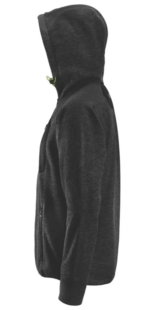 Snickers FlexiWork, sudadera de tejido polar, negro, talla L (pecho 43