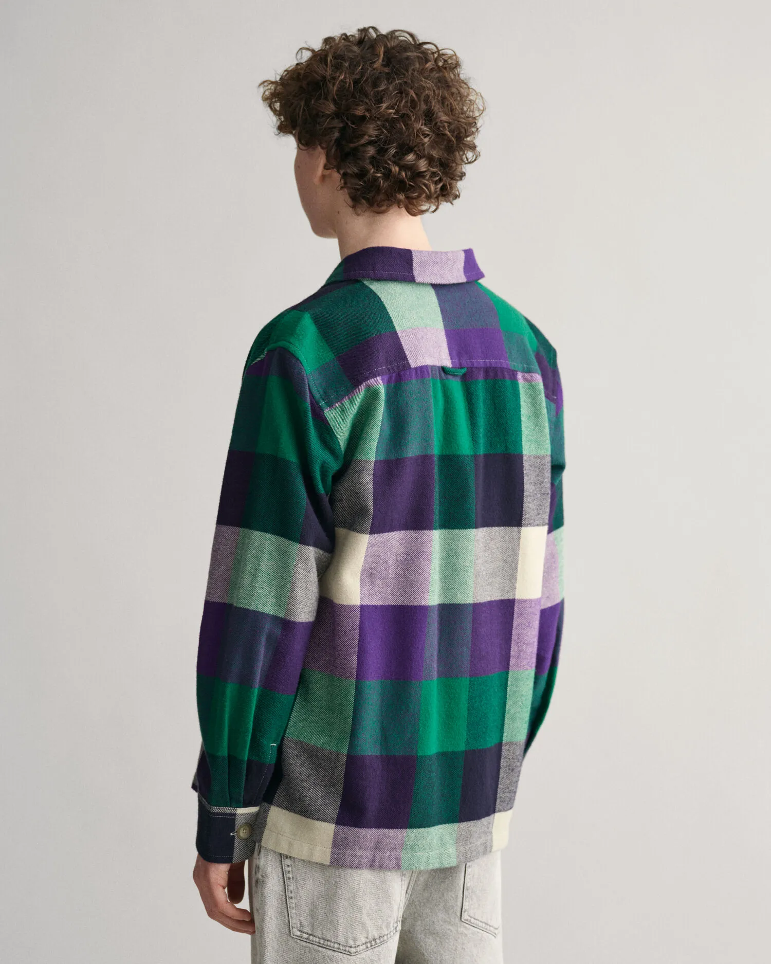 Sobrecamisa de cuadros Shield Teens