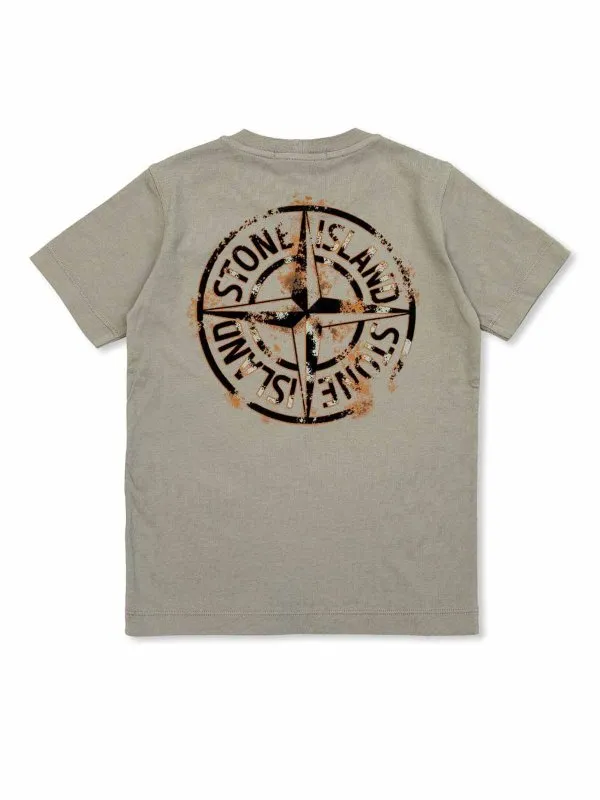 STONE ISLAND JUNIOR CAMISETA  GRIS