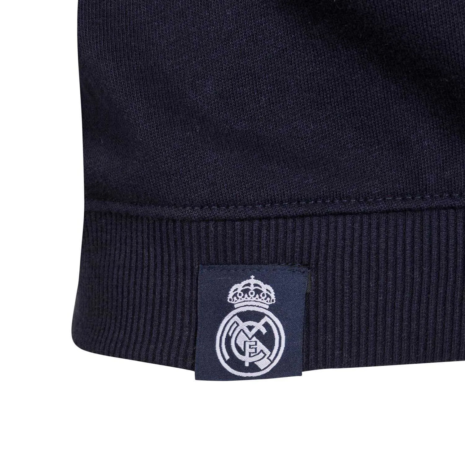 Sudadera Azul Marino Hombre Escudo Color Essentials