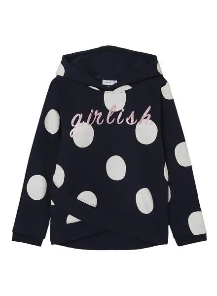Sudadera Name It Bubba Marino Para Niña