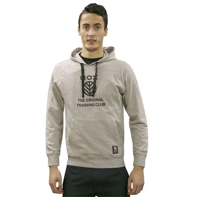 SUDADERA ROX RUNO ADULTO. GRIS VIGORé. 