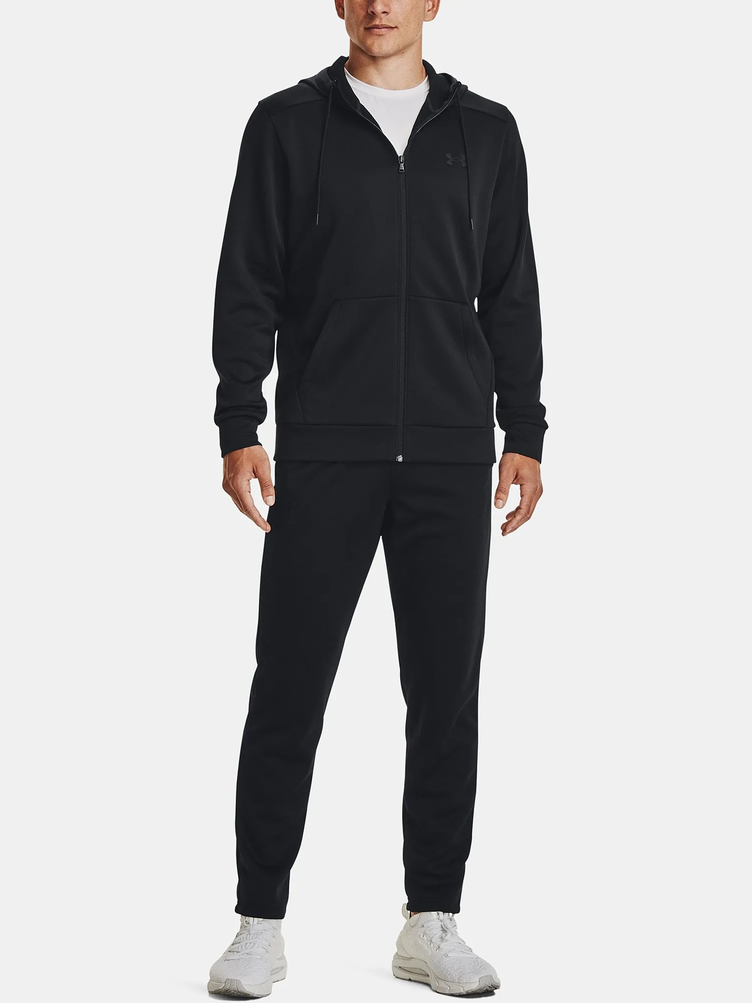 SUDADERA UNDER ARMOUR ARMOUR FLEECE ZIP  BLACK  MEN´S