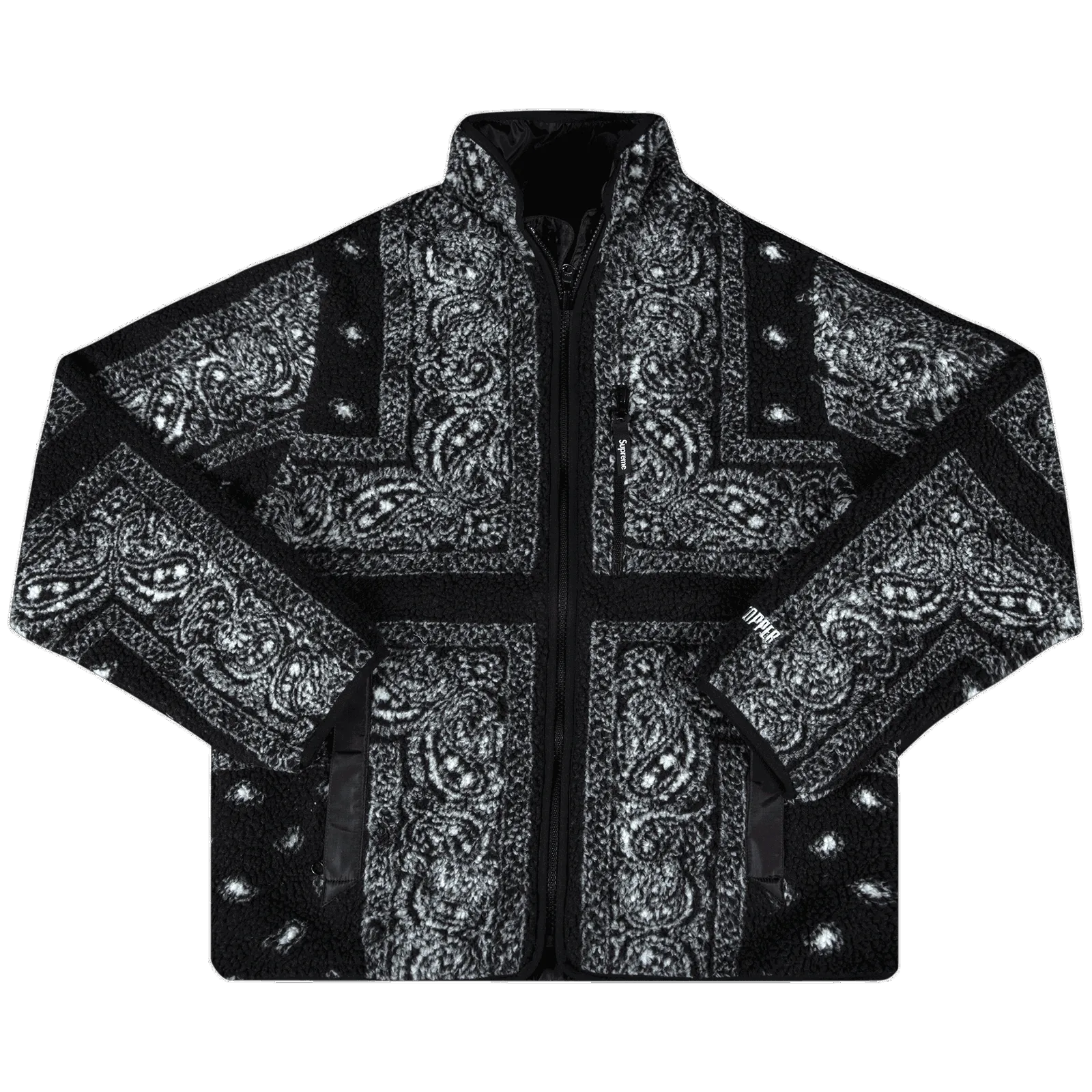 Supreme Reversible Bandana Fleece Jacket