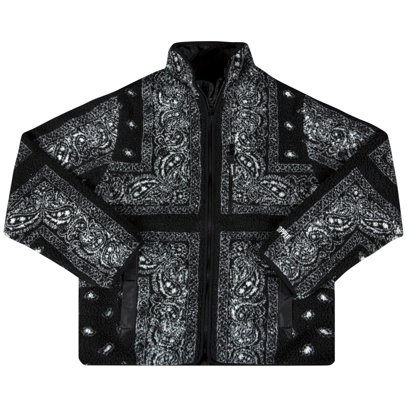 Supreme Reversible Bandana Fleece Jacket