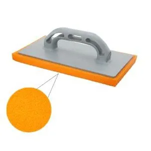 TALOCHA ESPUMA NARANJA FIBRA 14X28CM