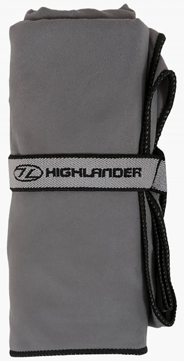 Toalla Highlander Microfibre Travel Towel XL Gris