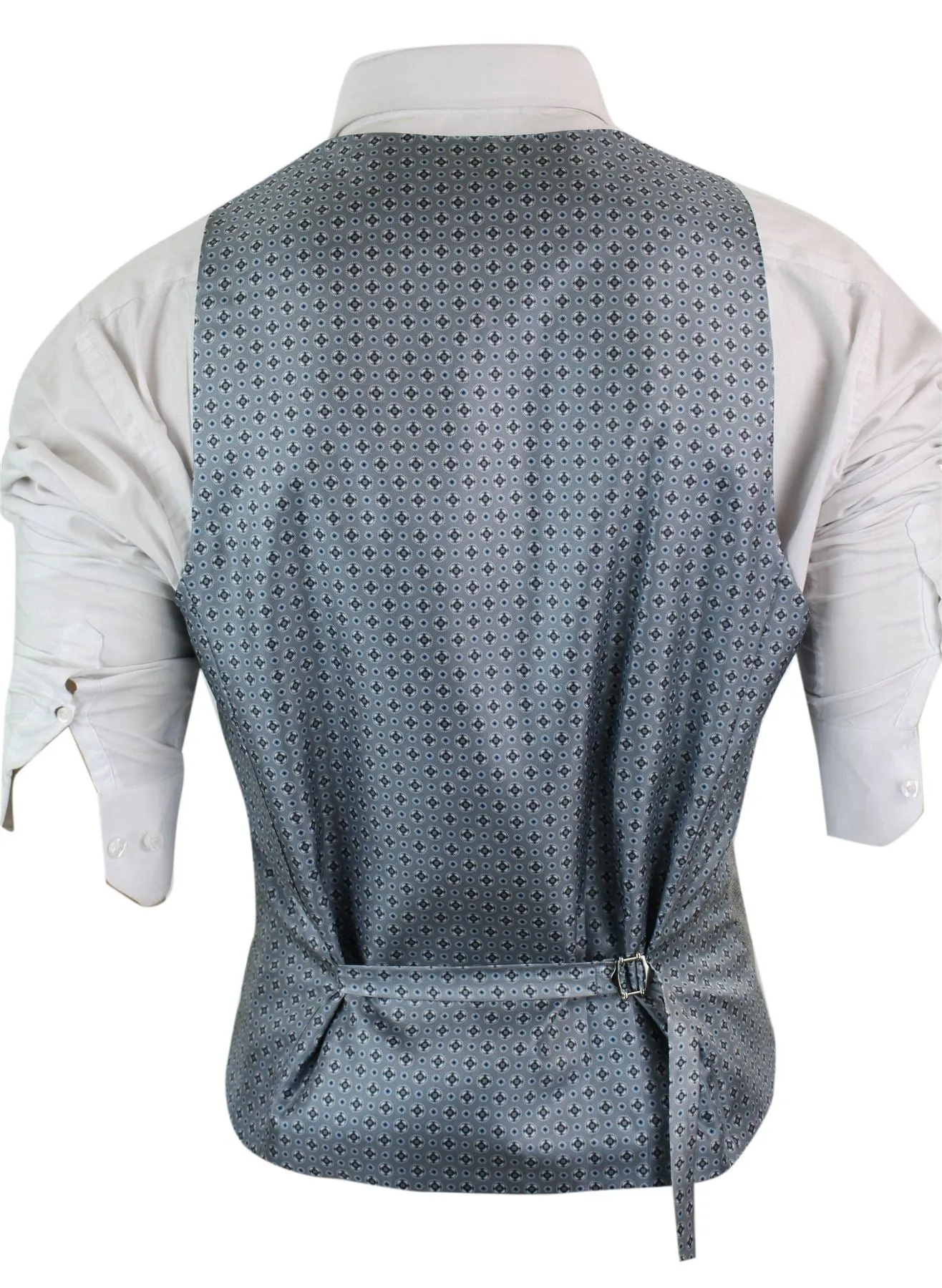 TRUCLOTHING STZ14  TRAJE 3 PIEZAS BLINDERS TEXTURA DE ESPIGA LANA VINTAGE AJUSTADO OLIVE