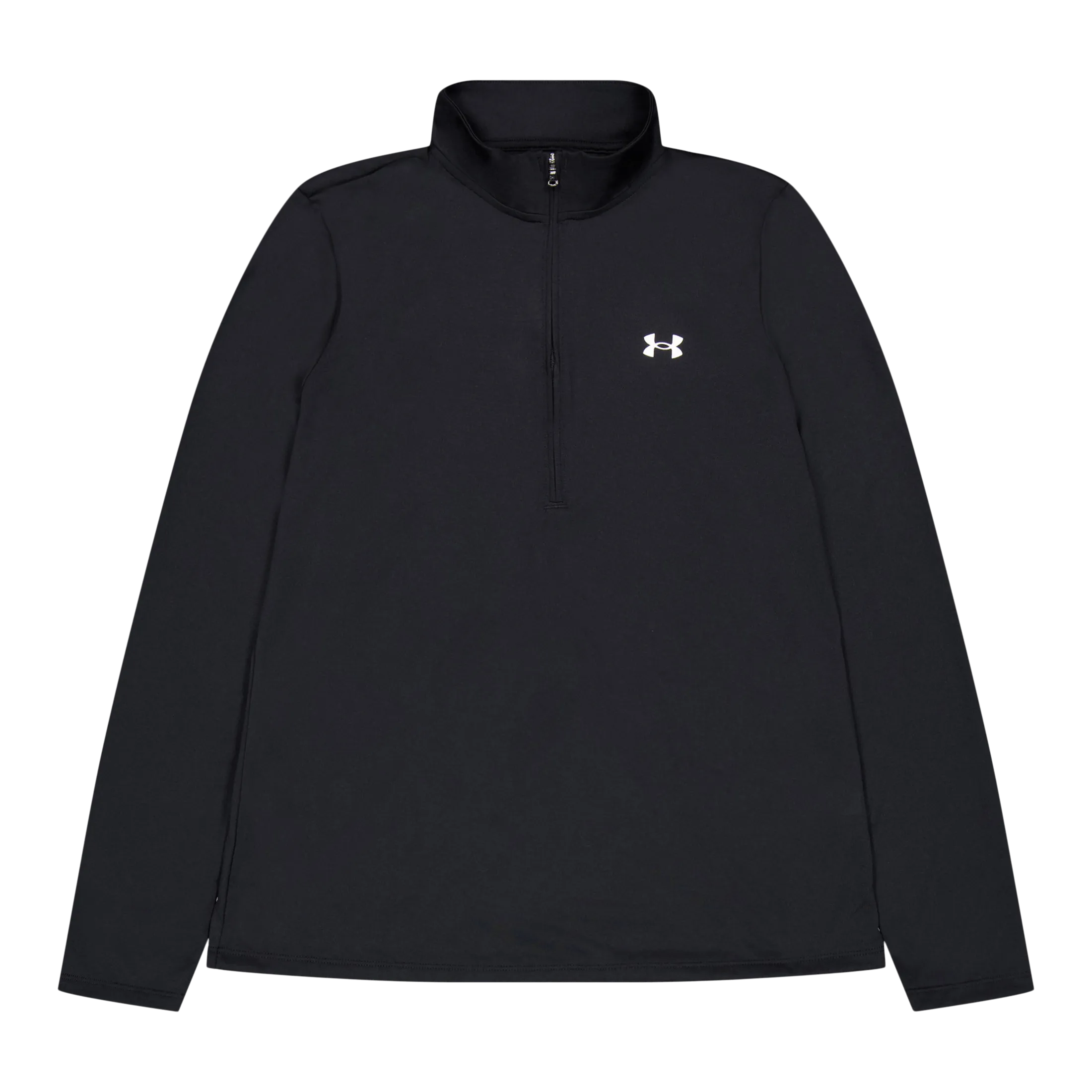 UNDER ARMOUR TECH 1/2 ZIP SOLID BLACK
