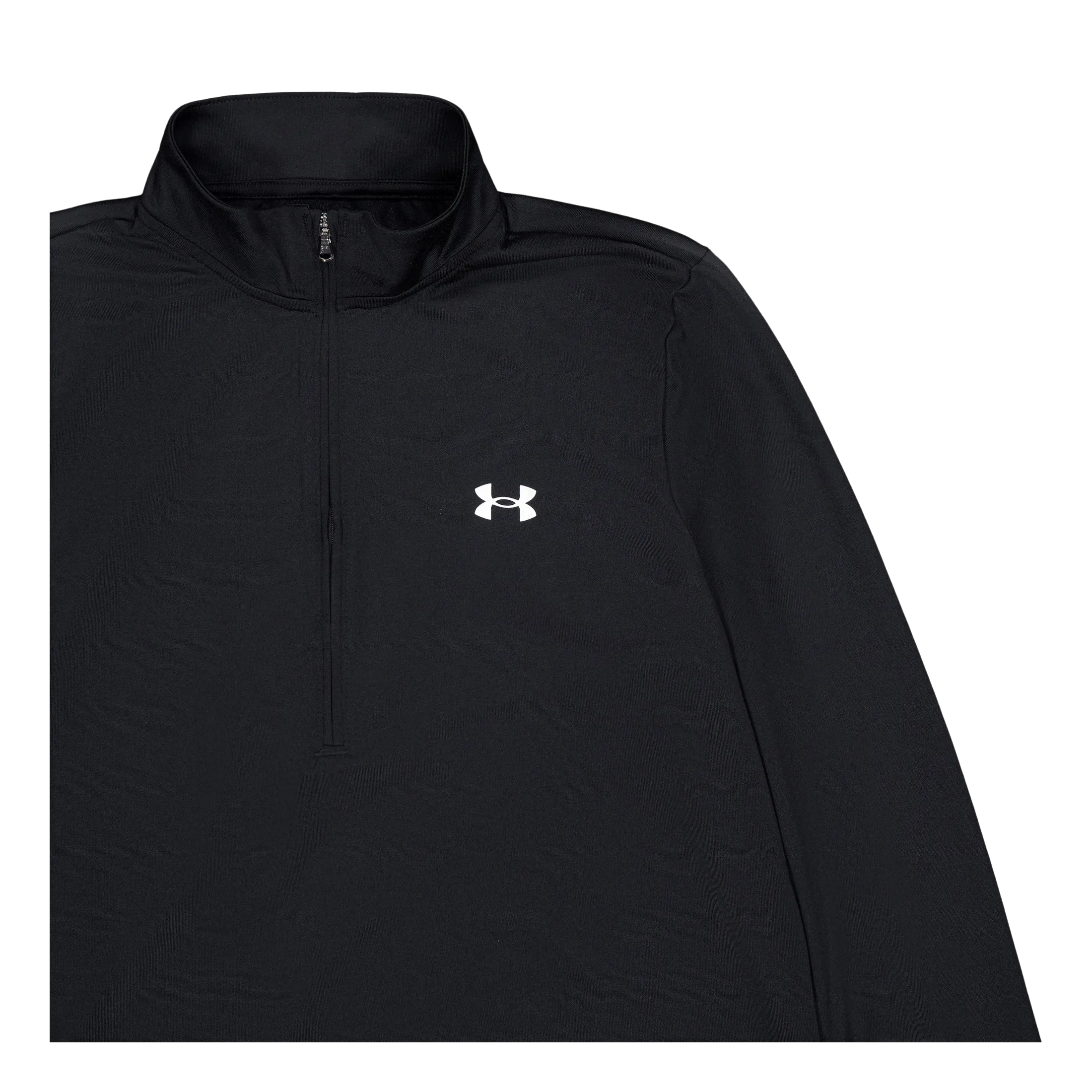 UNDER ARMOUR TECH 1/2 ZIP SOLID BLACK