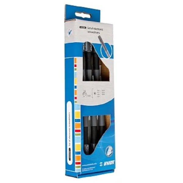 UNIOR  621CS7E  JUEGO DE DESTORNILLADORESCON PERFIL TORX, 7 PIEZAS