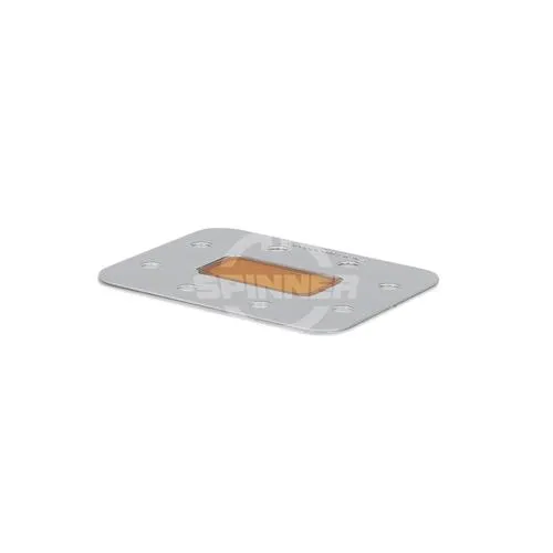 Ventana de presión de guíaonda rectangular R 100 UDR plateada