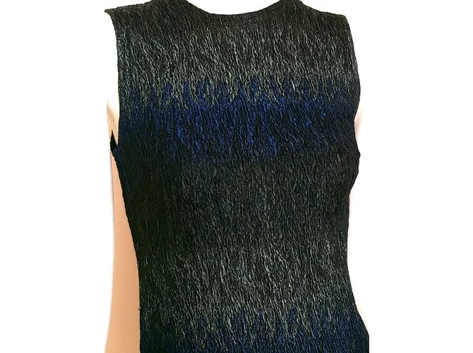 Vestido Plein Sud Negro Azul Gris 